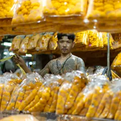 Mercato dei fiori di Pak Khlong Talat